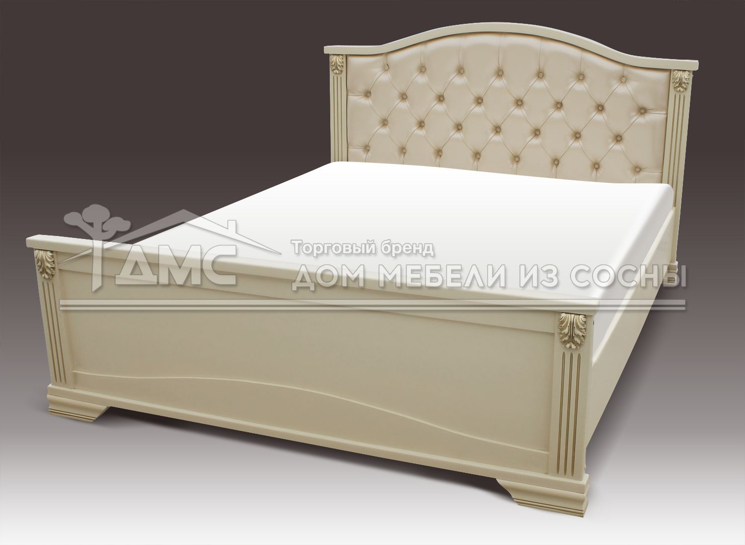 Кровать Кливия с мягкой спинкой 1600х2000