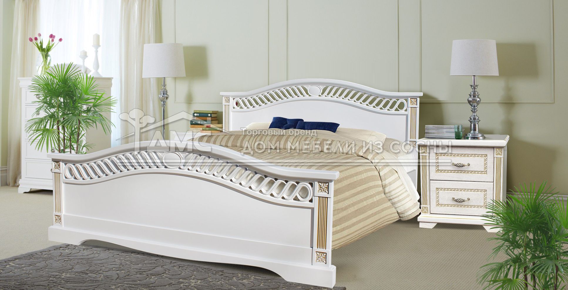 Кровать Милена 1600х2000