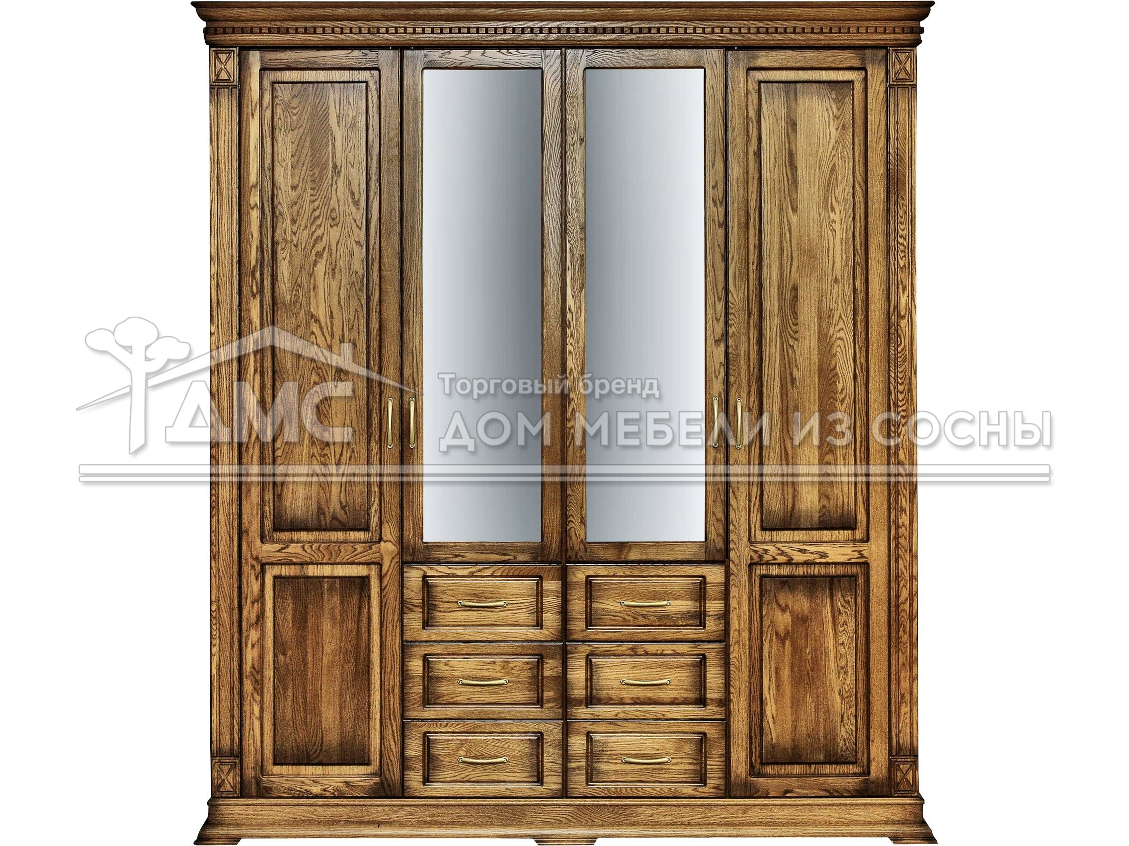 Шкаф 4-х створчатый Флоренция