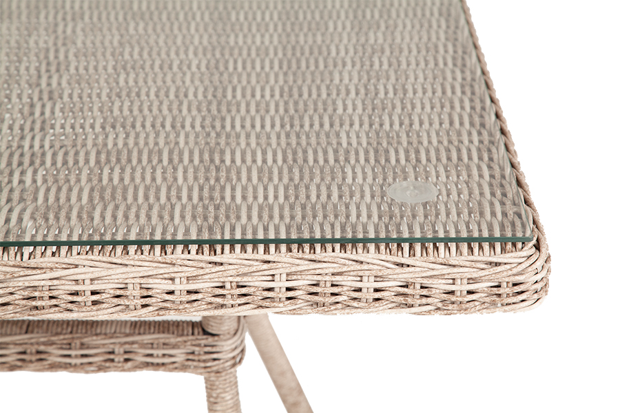"Арлиш" стол плетеный из искусственного ротанга, цвет бежевый