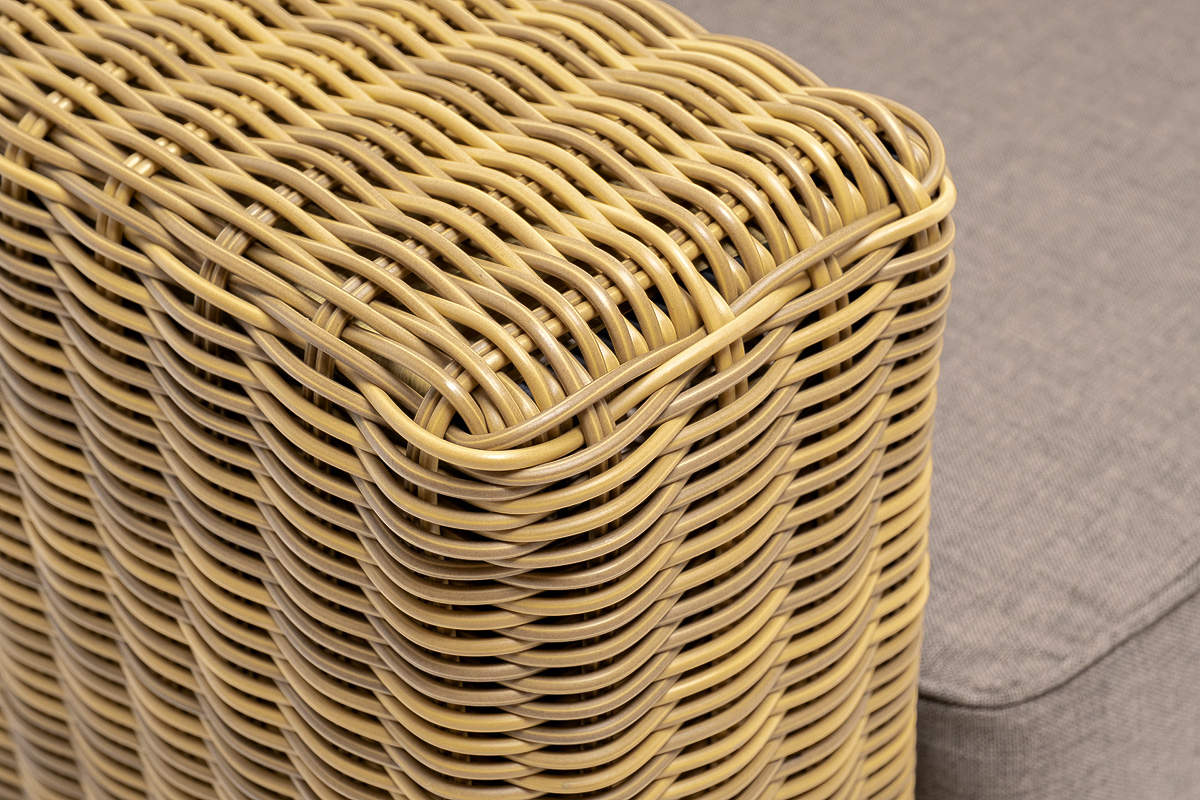 "Боналли" лаунж-зона из искусственного ротанга, цвет соломенный