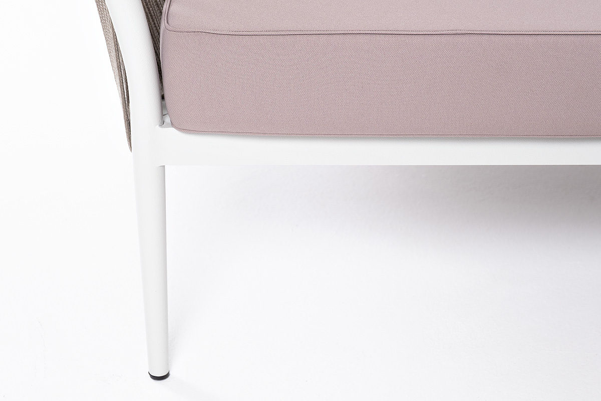 "Калабрия" модульная лаунж-зона из роупа (веревки), каркас из алюминия