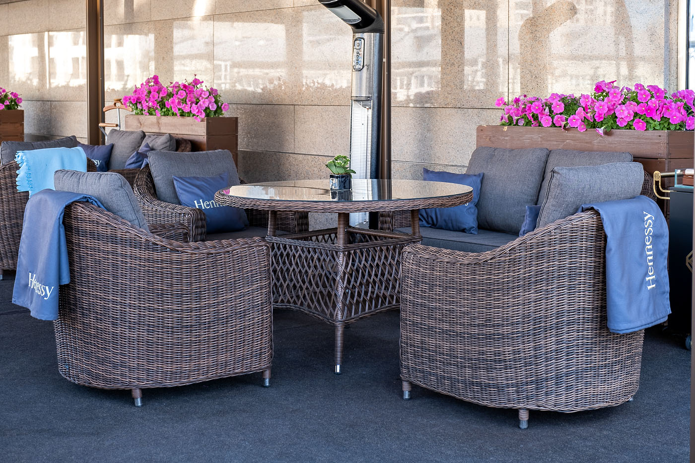 "Копаннини" кресло из искусственного ротанга, цвет коричневый