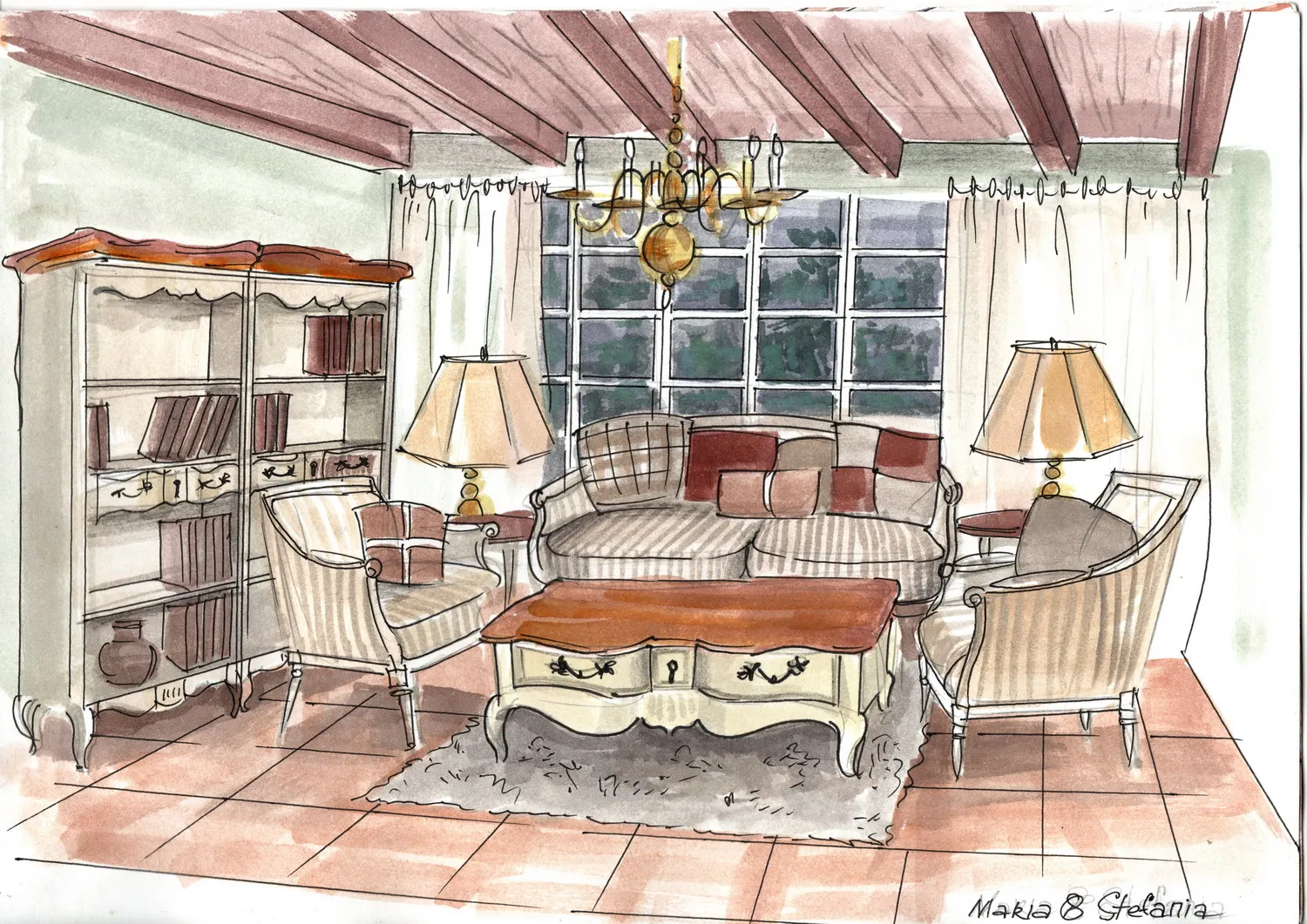 Гостиная Maria&Stefania