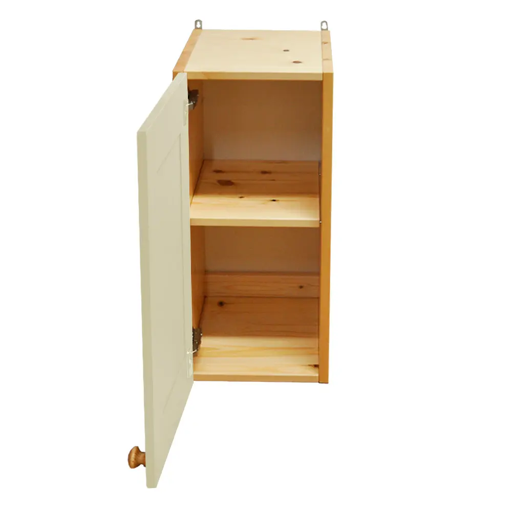 Шкаф настенный 2 полки Весури арт. 230 слоновая кость.