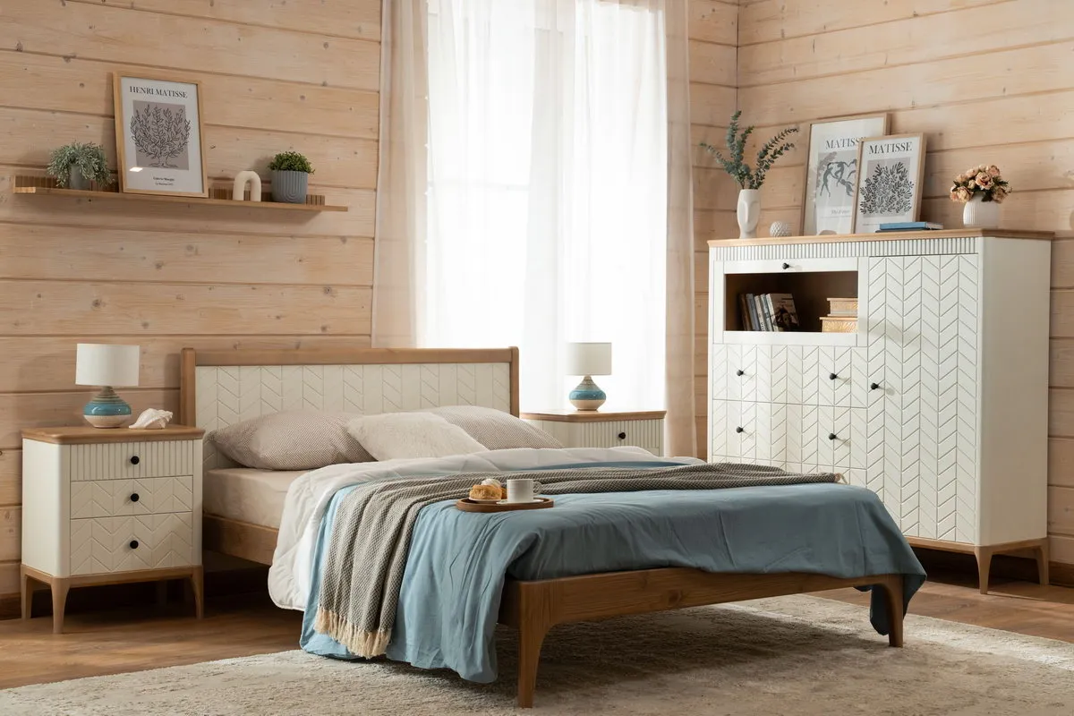   Кровать массив сосны Грета №24 1600х2000  