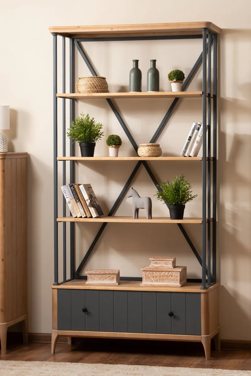 Стеллаж 1 ящик Грета №10-140