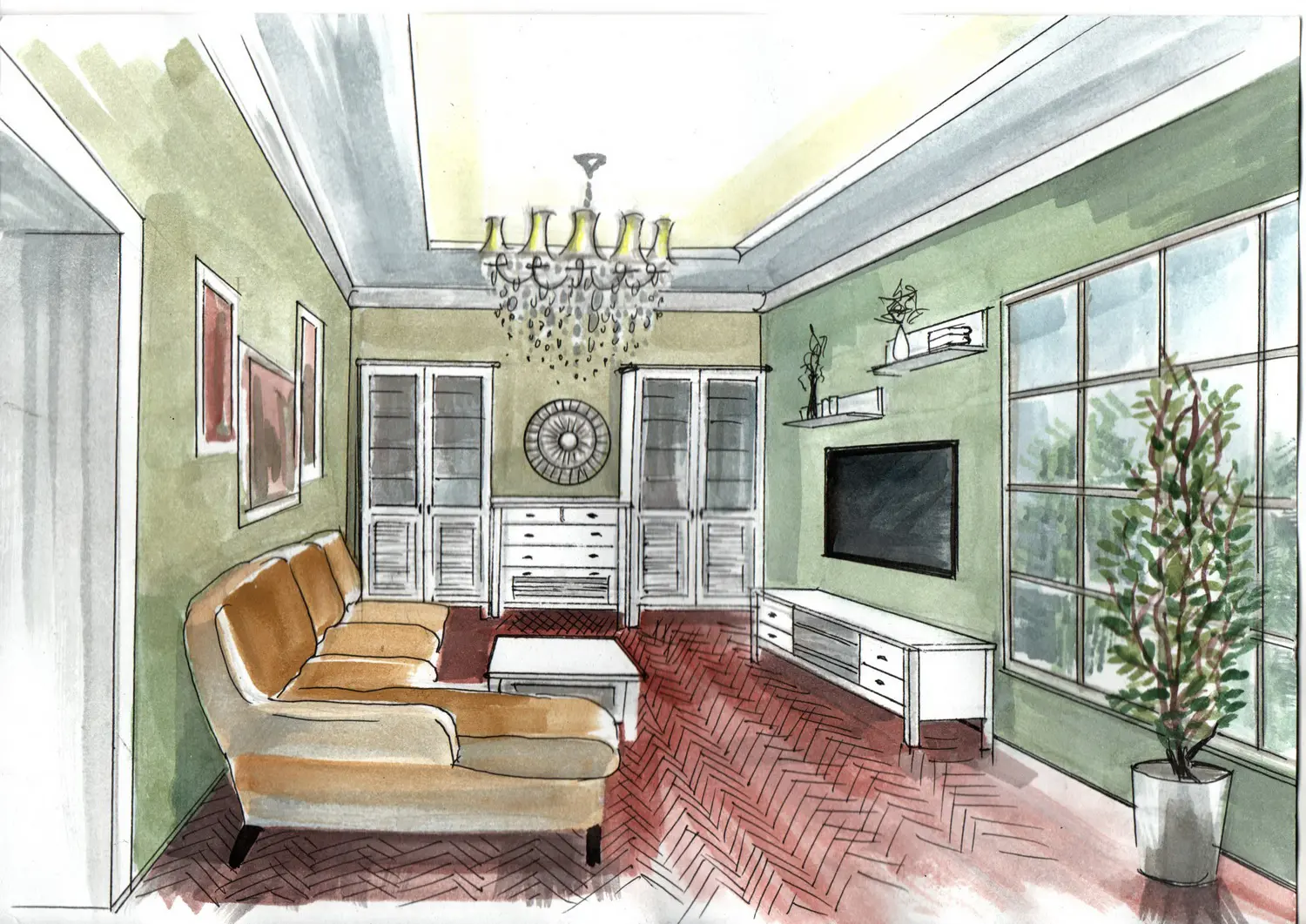 Гостиная Рауна